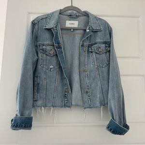 Pistola frayed jean jacket - M